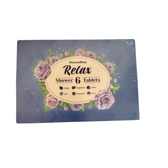Aromatherapy Shower Steamers 6-Pack Multiscent Vegan Spa Fizzies - Picture 1 of 2